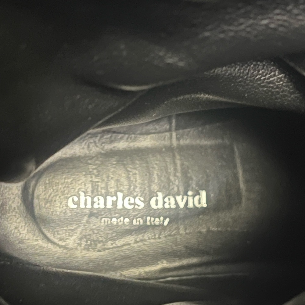 Charles David Black Leather Footwear - Picture 5 of 6